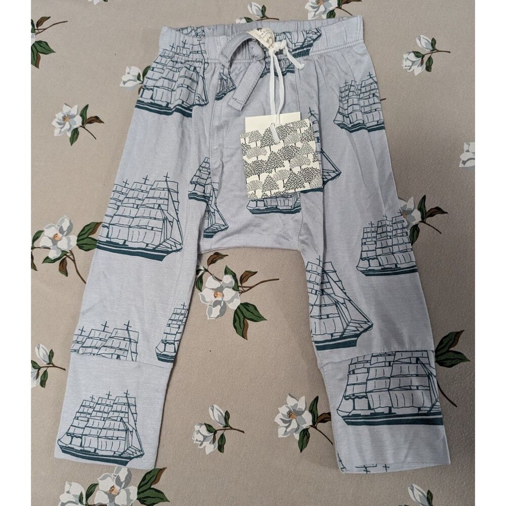 NWT Kate Quinn Ships Bamboo Panda Pants size 12-18 Months